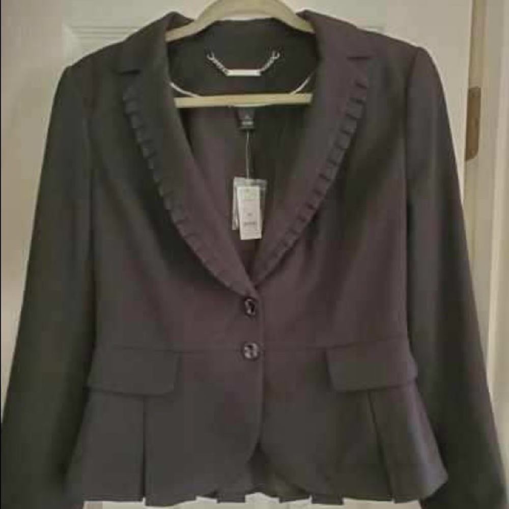 Black Peplum Blazer